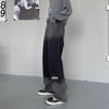 Hikigawa Jeans Woman Harajuku Straight Pantalones Mujer Contrast Color Men Trousers Vintage 2022 Joggers Goth Jean Pant