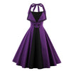 Vintage 50s 60s Rockabilly Summer Dress 2022 Sexy Halter Women Dress Robe Plus Size Pin Up Retro Party Dresses Vestidos