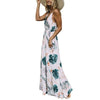 Vintage summer dress women sundress Hollow out boho floral print maxi dress 2022 beach dress Strappy vestidos de festa