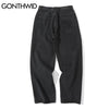 Hip Hop Baggy Denim Pants Streetwear Heart Patchwork Black Jeans Mens 2023 Harajuku Casual Loose Elastic Waist Trousers