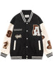 Hip Hop Baseball Jacket Men Embroidery Letter Leather Sleeve Patchwork Bomber Jackets Streetwear 2023 Autumn Casual Varsity Coat