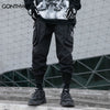 Hip Hop Cargo Harem Pants Streetwear Hip Hop Side Pockets Baggy Joggers Pants Mens Autumn Harajuku Casual Loose Trousers