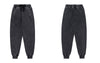 Hip Hop Cotton Harem Distressed Sweatpants Streetwear 2023 Winter Casual Jogger Thick Fleece Pants Mens Harajuku Trousers Black