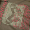 Hip Hop Hoodie Streetwear Grunge Butterfly Letter Print Punk Gothic Hooded Sweatshirt 2023 Mens Harajuku Loose Pullover