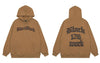 Hip Hop Hoodie Streetwear Y2K Embroidery Letter Punk Gothic Oversized Hooded Sweatshirt Harajuku Casual Loose Hooded Men