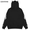 Hip Hop Hoodie Sweatshirt Jacket Y2K Streetwear Grunge Letter Print Zip Up Hooded Coat 2023 Vintage Harajuku Casual Cotton Tops