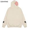 Hip Hop Hoodie Sweatshirt Jacket Y2K Streetwear Vintage Gun Letter Print Zip Up Punk Gothic Hooded Coat Harajuku Grunge Hoodie