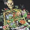 Hip Hop Hoodie Sweatshirt Streetwear Men Skull Skeleton Floral Print Punk Gothic Hooded Harajuku Casual Loose Pullover Hoodie
