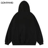 Hip Hop Hoodie Sweatshirt Streetwear Mens Shadow Graphic Print Punk Gothic Pullover Hooded 2023 Harajuku Casual Cotton Hoodies