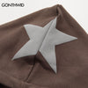 Hip Hop Hoodie Sweatshirt Streetwear Y2K Vintage Star Letter Print Zipper Hooded Coats Men Autumn Harajuku Loose Hoodies