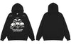 Hip Hop Hoodie Sweatshirt Y2K Grunge Streetwear 2023 Hip Hop Retro Skull Skeleton Print Casual Pullover Harajuku Hooded