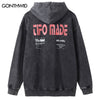 Hip Hop Hoodie Sweatshirt Y2K Grunge Vintage Mens Japanese Anime Cartoon Girl Print Washed Heavy Hooded Harajuku Punk Streetwear