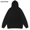 Hip Hop Hoodie Y2K Streetwear Men Graphic Print Oversized Hooded Sweatshirt Harajuku Casual Loose Cotton Punk Gothic Pullover