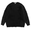 Hip Hop Lazy Loose INS Unisex Tops Autumn Winter Korean Style Women Casual O-neck Solid Pullover All-matched Long Sleeve Sweater