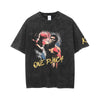 Hip-Hop Men's Streetwear Vintage T-shirt Oversized Print Graphic Boxing Champion T-shirt 2022 Summer Cotton Top Black Couple Tee