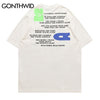 Hip Hop Oversized T-Shirts Streetwear 2023 Harajuku Fruits Graphic Print Cotton Short Sleeve Tshirts Mens Summer Casual Tee Top