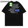 Hip Hop Oversized T-Shirts Streetwear 2023 Harajuku Fruits Graphic Print Cotton Short Sleeve Tshirts Mens Summer Casual Tee Top