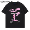 Hip Hop Streetwear T Shirts Mens Harajuku Statue Graphic Print Tshirts 2023 Unisex Harajuku Casual Cotton Short Sleeve Tee Tops