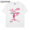 Hip Hop Streetwear T Shirts Mens Harajuku Statue Graphic Print Tshirts 2023 Unisex Harajuku Casual Cotton Short Sleeve Tee Tops