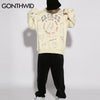 Hip Hop Sweatshirt Hoodie Streetwear Vintage Retro Graffiti Print Gothic Hood Sweatshirts 2023 Men Harajuku Cotton Pullover Male