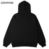 Hip Hop Vintage Hoodie Streetwear Y2K Grunge Shadow Print Punk Gothic Hooded Sweatshirts Harajuku Loose Cotton Clothes