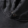 Hip Hop Vintage Hoodie Sweatshirt Y2K Grunge Streetwear Harajuku Flame Car Print Punk Washed Pullover Hooded High Street Heavy