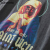 Hip Hop Vintage Hoodie Sweatshirt Y2K Grunge Streetwear Virgin Mary Skull Skeleton Print Punk Goth Hooded Harajuku High Street