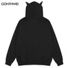 Hip Hop Zip Up Hoodie Sweatshirt Jacket Y2K Grunge Harajuku Vintage Letter Print Hooded Coat Cotton Loose Zipper Tops