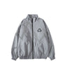 Hip Hop Zip Up Windbreaker Track Jacket Streetwear Reflective Stripe Zipper Waterproof Coat 2023 Mens Autumn Bomber Jacket Black