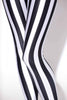 Drop ship S-4XL Women Black and white stripes Leggings MIlk Leggings Galaxy leggings Plus Size girl Leggings