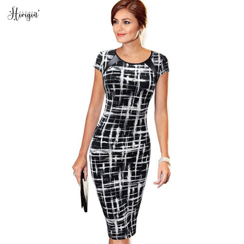 Sought-After  Vintage Women Bandage Bodycon Short Sleeve Party Midi Dress Classic Dress Vestidos For Women