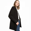 Office Lady Notched One Button Blazer Coat Black Blazers Long Sleeve Slim Fit Women Coats Jackets Fashion Work Outwear