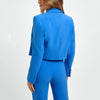 Holiwind 2022 Office Lady Sky Blue Blazer And Mini Skirt Sets Two Pieces Single Breasted Jacket Formal Suits