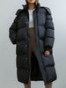 Hooded Winter Long Down Jacket Women Padded Parkas Outerwear Long Down Coat Solid Puffer Jacket Streetwear With Zipper