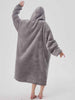 Hoodie Sweatshirt Women Oversized Sherpa Fleece Sweatshirts Hoodie Winter Loose Long Warm Wearable TV Blanket With Sleeves Hoody