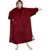 Hoodies Blankets Women Winter Oversized Sweatshirt Giant TV Blanket Sweatshirts Hoodie Warm Flannel Hoodies Blanket with Sleeves