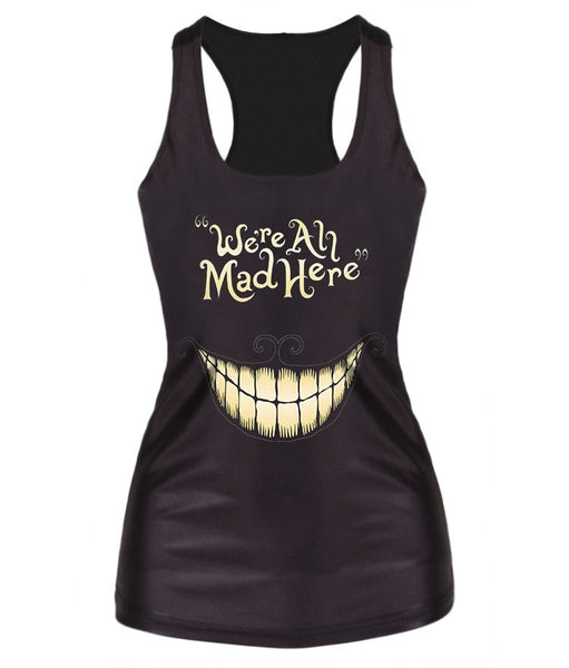 Hot 2022 Summer Popular Tank Tops Women 3D Vest Harajuku Print Camisole Sexy Fashion Punk Girl Slim 21 Style