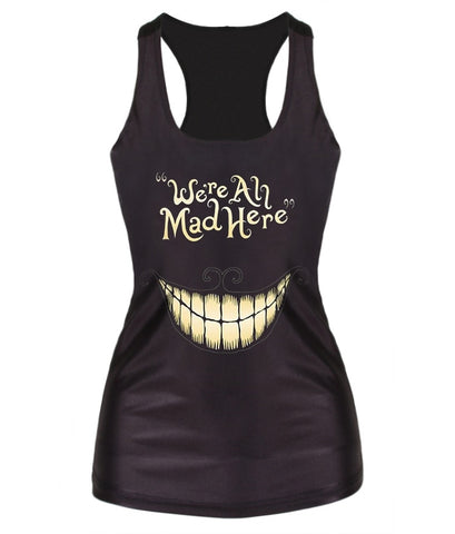 Hot 2022 Summer Popular Tank Tops Women 3D Vest Harajuku Print Camisole Sexy Fashion Punk Girl Slim 21 Style