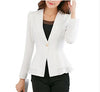 Hot Fashion Jacket Blazer Women Suit Foldable Long Sleeves Lapel Coat Candy Color Blazer Single Button  Blazers Jackets