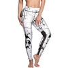 Hot Print Leggings Women Sexy Mesh Splicing Legging Plus Size Summer New 4 Styles Dry Quick Wicking Force Exercise Slim Pants
