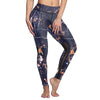 Hot Print Leggings Women Sexy Mesh Splicing Legging Plus Size Summer New 4 Styles Dry Quick Wicking Force Exercise Slim Pants