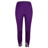 Hot S-5XL Plus Size Leggings Woman Sexy Lace Patchwork Hole Slim Print Women Mid-calf Trousers White Red Sweet Pencil Leggings
