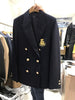 Suit Jacket for Women Spring and Autumn High Street Embroidery Double Breasted Small Suit Jacket for Ladies