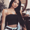 Hot Sale Summer Fashion 2022 New Arrival Sexy Sleeveless Backless Nude Black White Red Bodycon High Street Women Tops Crop Camis