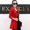 Women Blazers And Jackets New Spring Autumn Casual Office Women Suits Slim Solid Female Jacket Plus Size Basic Coat