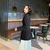 Women's Trendy Blazer Suit 2023 Spring Autumn Double Breasted Jacket Coat Elegant Ladies Blazer Outwear