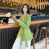Women's Trendy Blazer Suit 2023 Spring Autumn Double Breasted Jacket Coat Elegant Ladies Blazer Outwear