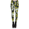 Hot Sell Skull Leggings Women's Skull&flower Black Leggings Digital Print Trousers 7 color skull Woman Stretch Pants Plus Size