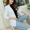 Selling Elegant Business Formal Office Suits Wear Women Long Sleeve Pink/Black/White Blazer Suit Jacket XXL ZY528