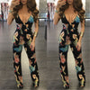 Hot Selling Women Sexy Jumpsuit Sleeveless Summer Playsuit Floral Printing Hot Summer Bodycon Jumpsuit High Waist Romper